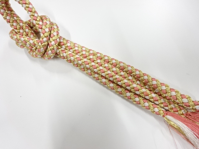 正絹　手組帯締め